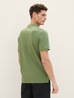 Tom Tailor® Basic Polo With Contrast - Dull Moss Green