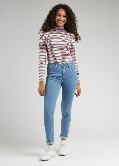 Damskie Spodnie Dzinsowe Lee Scarlett High Just A Breese - L626FAB38