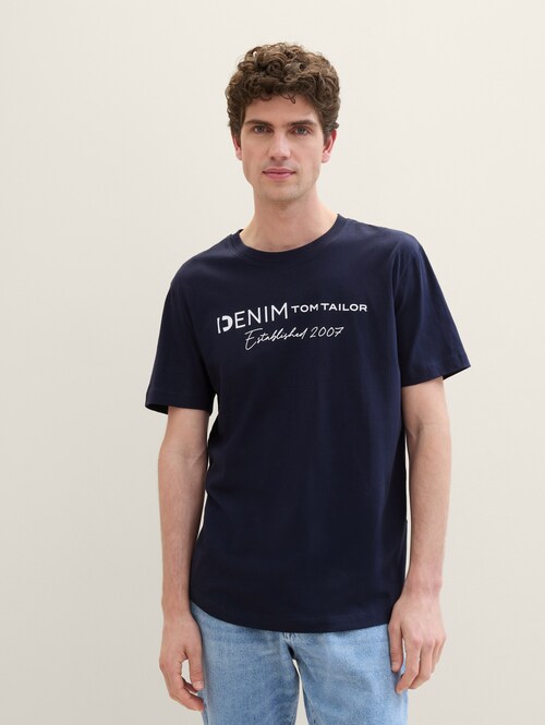 Denim Tom Tailor® T-shirt Denim - Sky Captain Blue