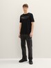 Meski T Shirt Denim Tom Tailor T Shirt Black - 1042042-29999