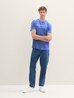 Denim Tom Tailor® Logo T-shirt  - Blueberry Blue