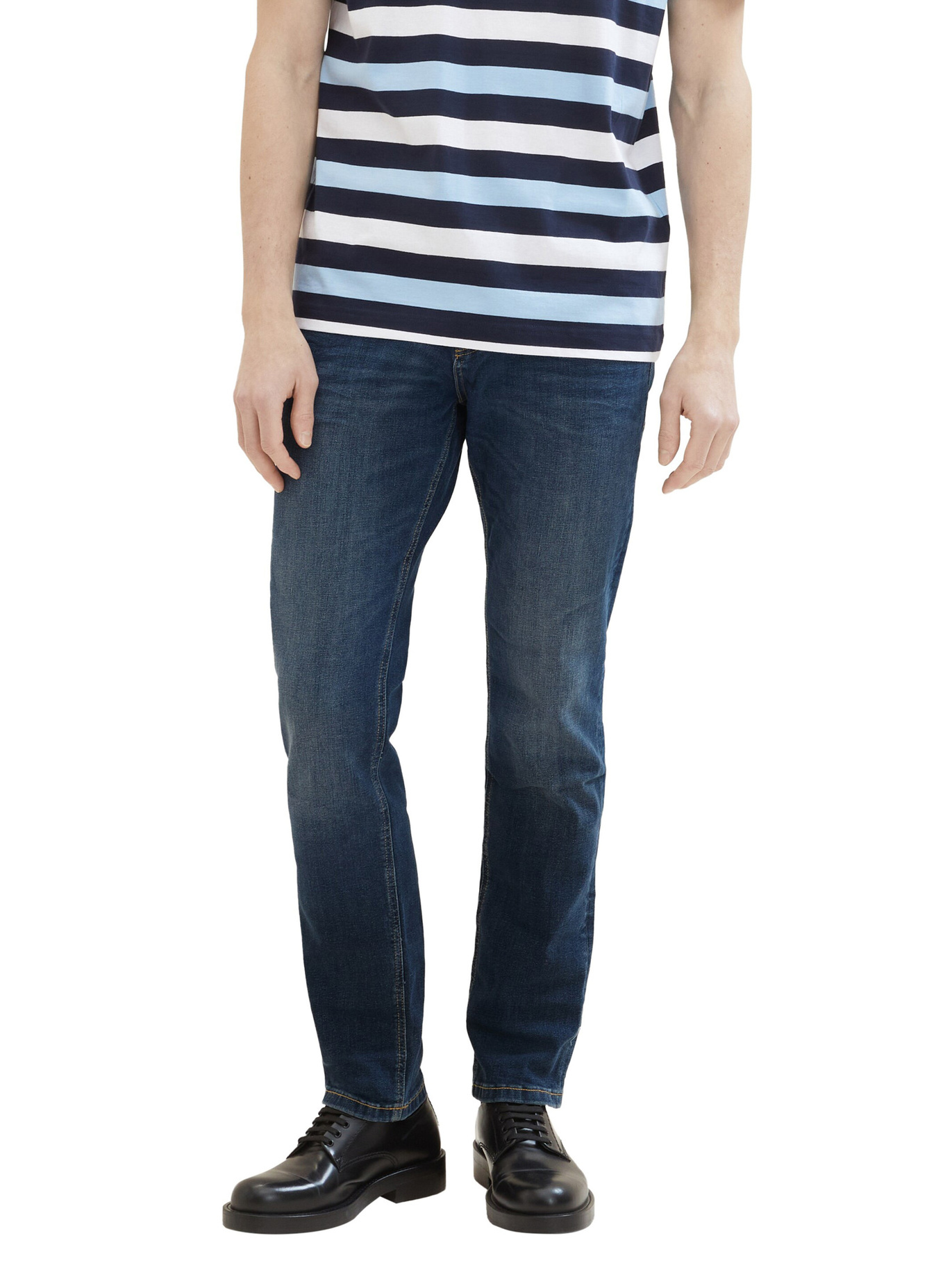 Meskie Spodnie Dzinsowe Tom Tailor Denim Pants Tinted Blue Denim - 1042363-10127