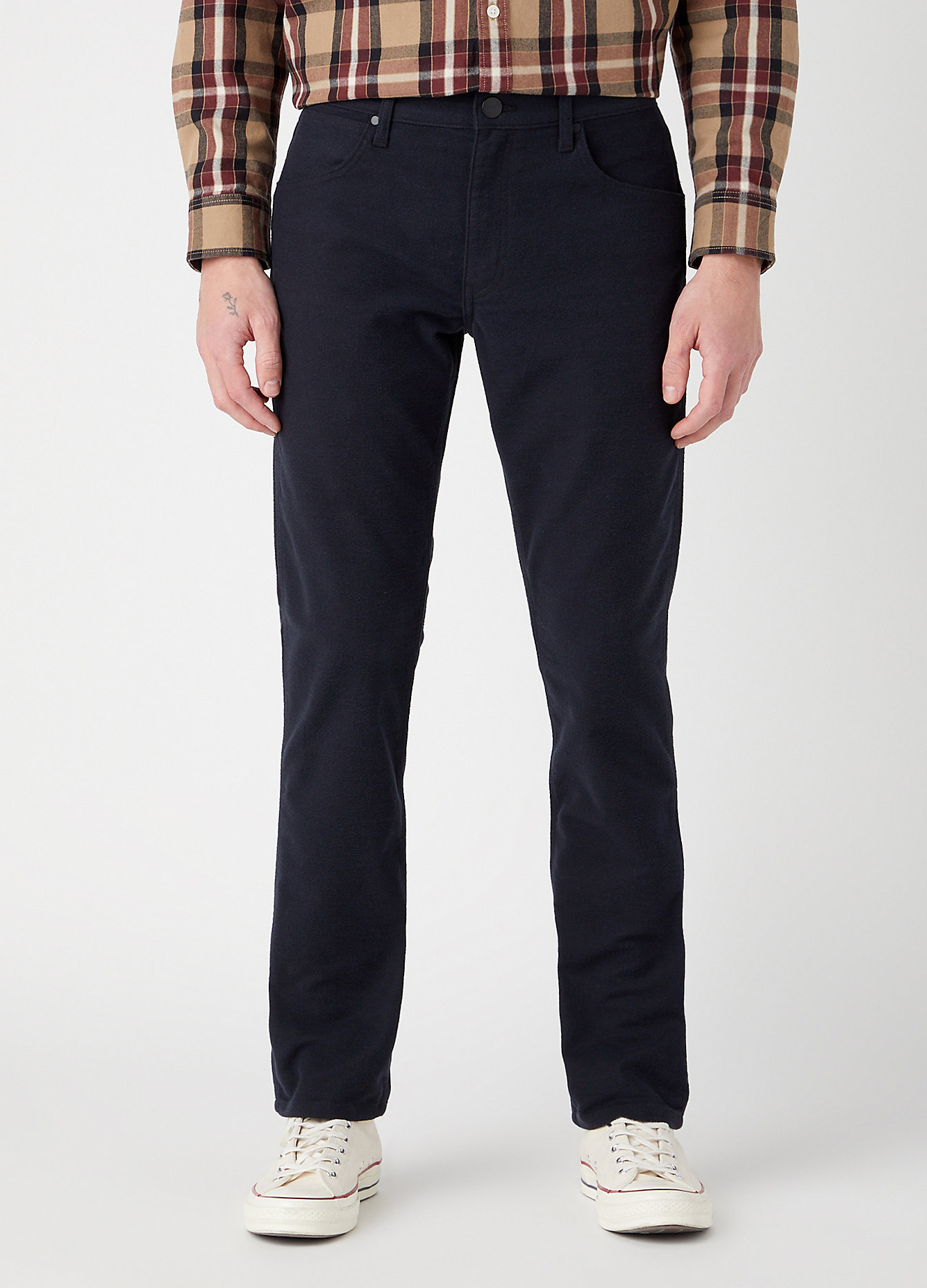 Mskie Spodnie Dinsowe Wrangler Greensboro Black - 112341455