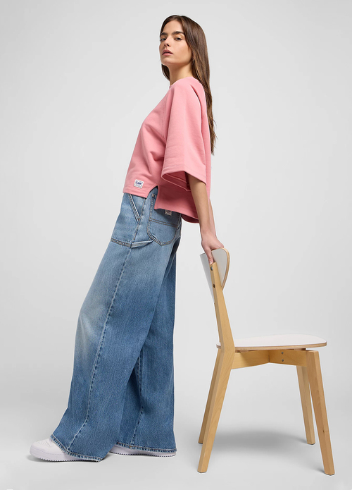 Damskie Spodnie Dzinsowe Lee Utility Slouch Take The Hint - 112348970