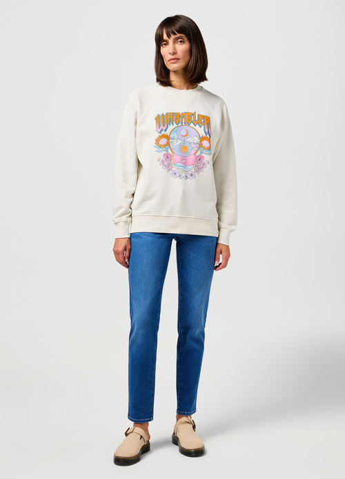 Damskie Spodnie Dzinsowe Wrangler Straight Rustic - 112351017