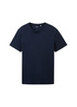 Tom Tailor C Neck T Shirt Sky Captain Blue - 1042346-10668