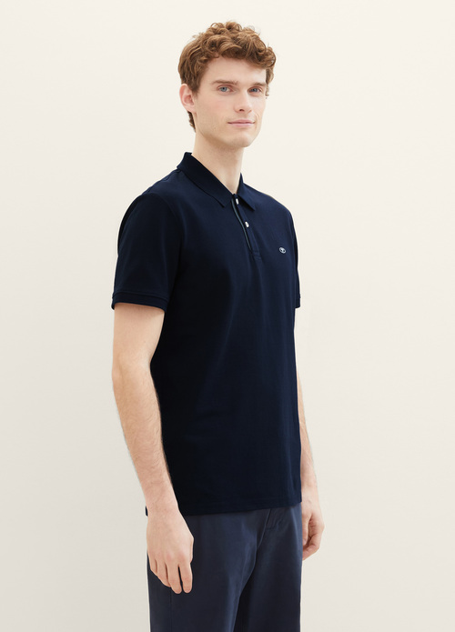 Tom Tailor® Basic Polo Shirt - Sky Captain Blue
