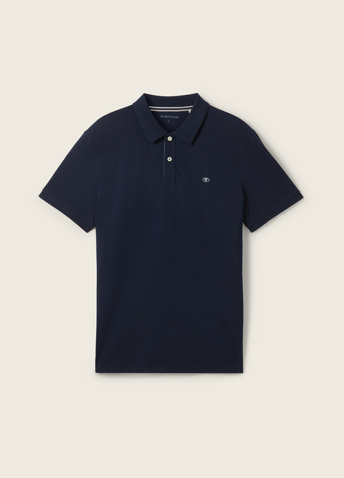 Tom Tailor® Basic Polo Shirt - Sky Captain Blue