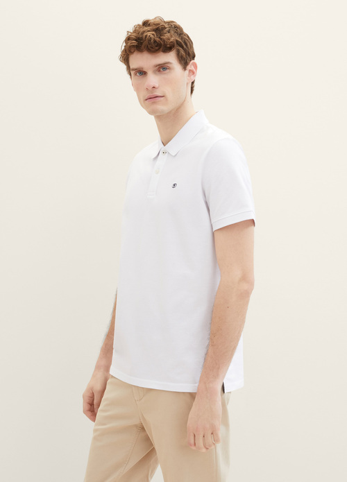 Tom Tailor Basic Polo Shirt White - 1027713-20000
