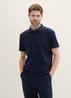Meska Koszulka Polo Tom Tailor Basic Polo With Contrast Dark Blue - 1031006-10302