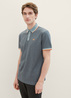 Tom Tailor® Basic Polo Shirt - Navy Grey Mint Twotone