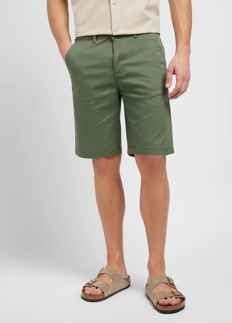 Meskie Szorty Materialowe Lee Regular Chino Short Olive Grove - 112351272