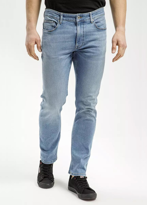 Cross Jeans Slim Fit Trammer Light Mid Blue 104 - E-169-088