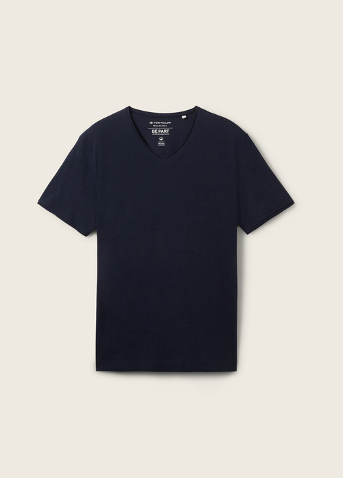 Tom Tailor® V-Neck T-shirt  - Sky Captain Blue