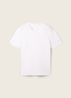 Tom Tailor V Neck T Shirt White - 1041822-20000