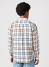 Wrangler® Long Sleeve One Pocket Shirt - White Check