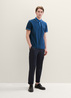 Tom Tailor Basic Polo Shirt Dark Blue Two Tone - 1040822-22843