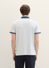 Tom Tailor Basic Polo Shirt Offwhite Streaky Two Tone - 1040822-27054