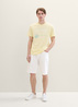 Meski T Shirt Tom Tailor C Neck T Shirt Light Yellow - 1041817-34585