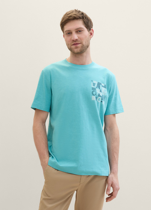 Tom Tailor® C-Neck T-Shirt - Meadow Teal