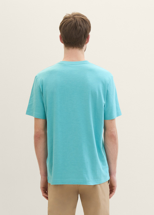 Tom Tailor C Neck T Shirt Meadow Teal - 1041825-35272