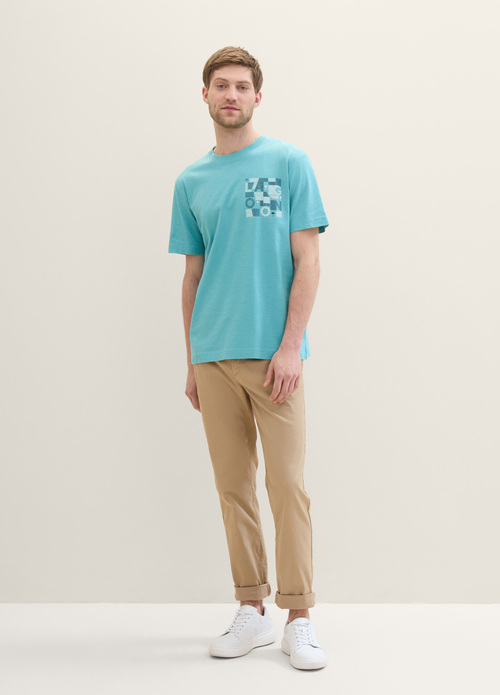 Tom Tailor® C-Neck T-Shirt - Meadow Teal