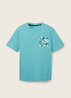 Tom Tailor C Neck T Shirt Meadow Teal - 1041825-35272