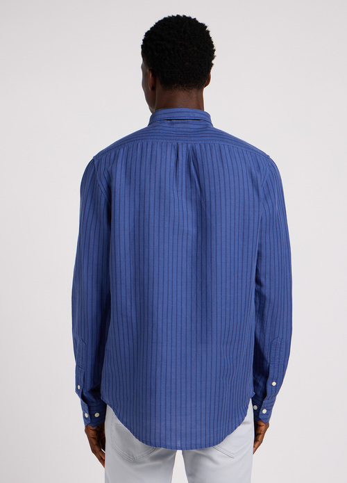 Lee® Leesure Shirt - Blue Stripe