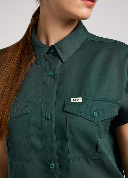 Lee® Drapey Shirt - Evergreen