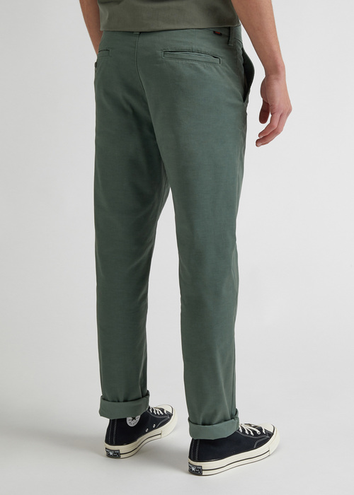 Mskie Spodnie Materiaowe Lee Regular Chino Foty Green - L71FTYLL