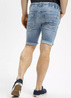 Cross Jeans® Denim Jogger Short - Light Mid Blue (012)