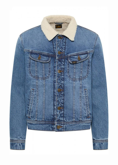 Lee Sherpa Jacket - Medium Dark LV50OQE33 112342646