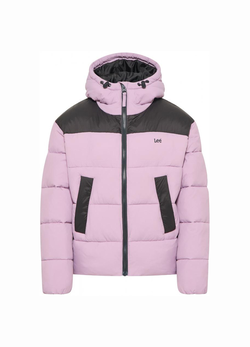 Damska Kurtka Lee Puffer Jacket Plum - LV34DAA39