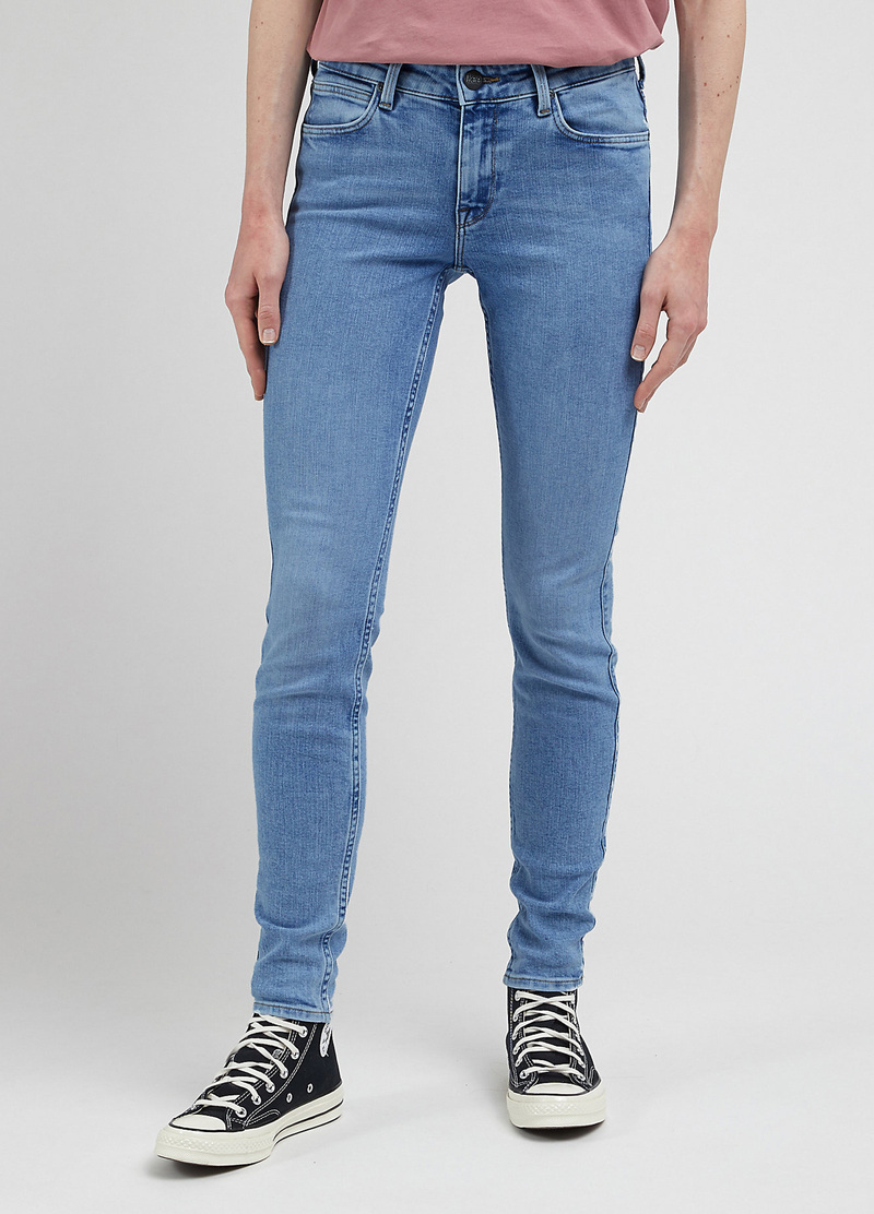 Damskie Spodnie Dzinsowe Lee Scarlett Majestic Wave - L526GUD30