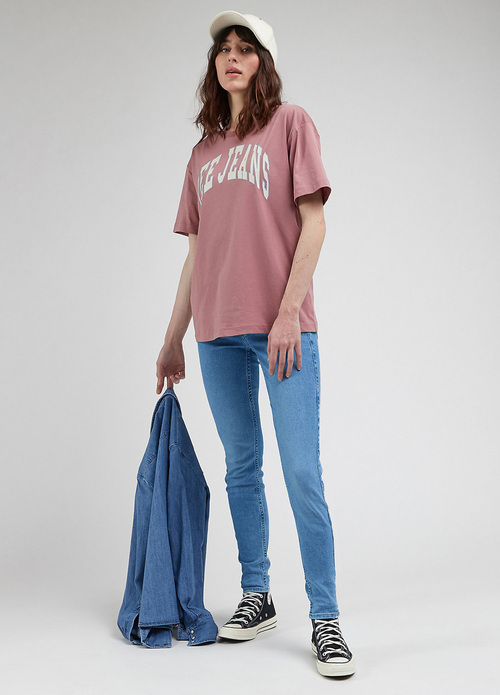 Damskie Spodnie Dzinsowe Lee Scarlett Majestic Wave - L526GUD30