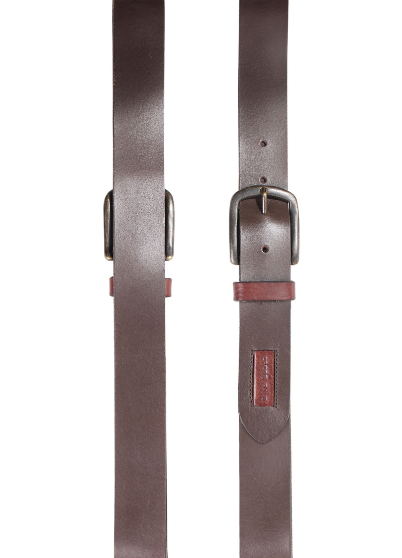 Pasek Meski Cross Jeans Belt Logo Brown 025 - 0442K-025