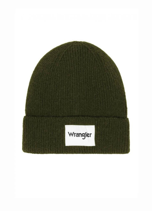 Wrangler Rib Beanie - Dusty Olive W0L630X45 112344052