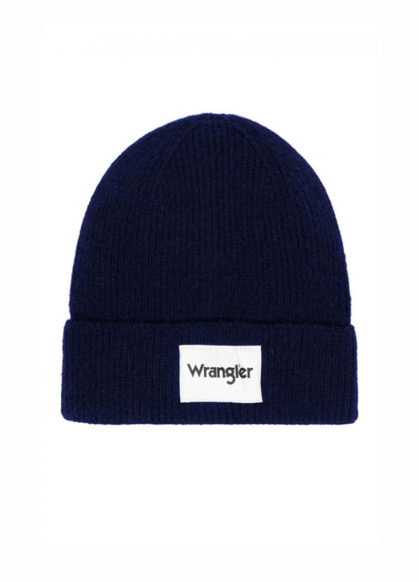 Meska Czapka Zimowa Wrangler Rib Beanie Navy - W0L630114
