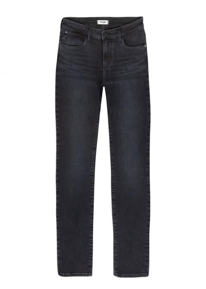 Damskie Spodnie Dinsowe Wrangler Slim Midnight - W26LKWS74