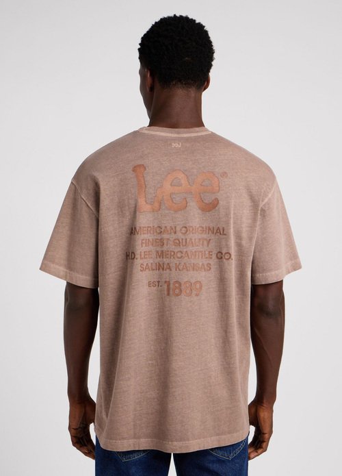 Lee® Loose Logo Tee - Pebble