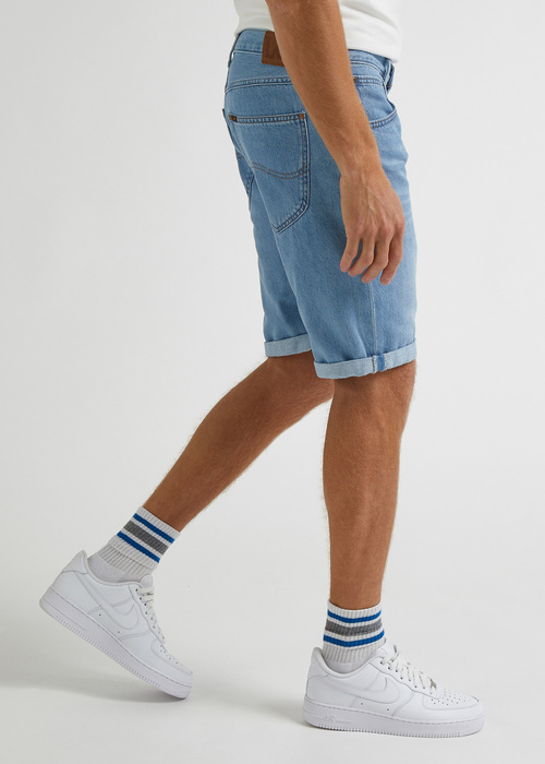 Meskie Szorty Dzinsowe Lee 5 Pocket Short Mellow Light - L73MHVB71