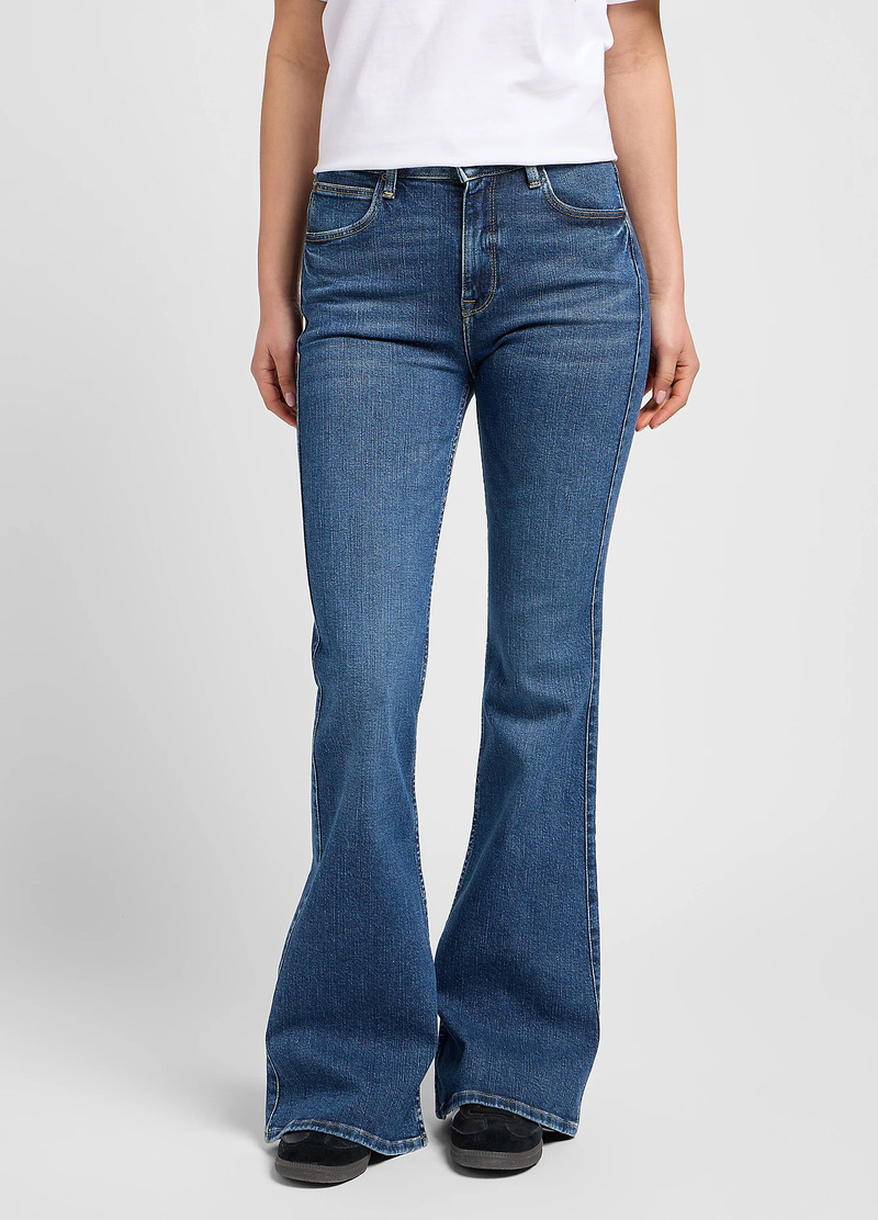 Damskie Spodnie Dinsowe Lee Breese Blue Typhoon L32yfad48 - L32YFAD48