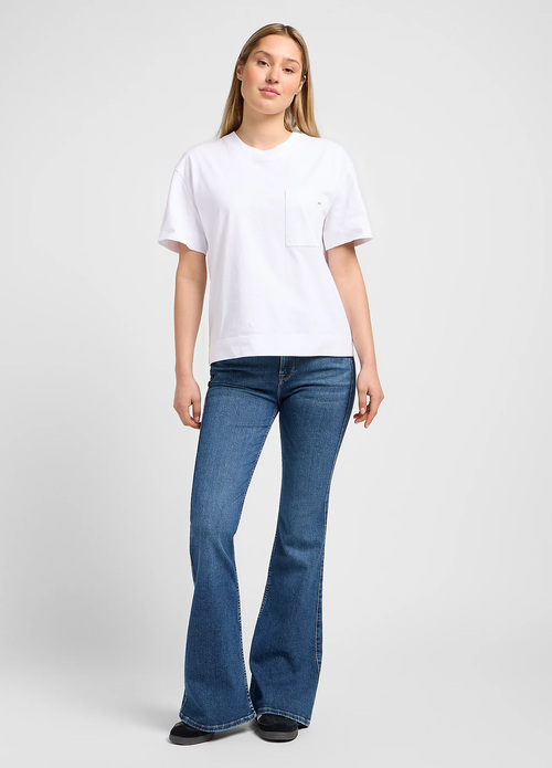 Damskie Spodnie Dinsowe Lee Breese Blue Typhoon L32yfad48 - L32YFAD48