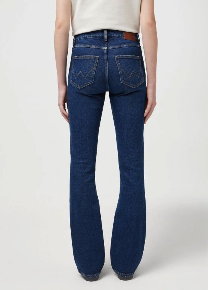 Damskie Spodnie Dzinsowe Wrangler Bootcut Soul - 112352264