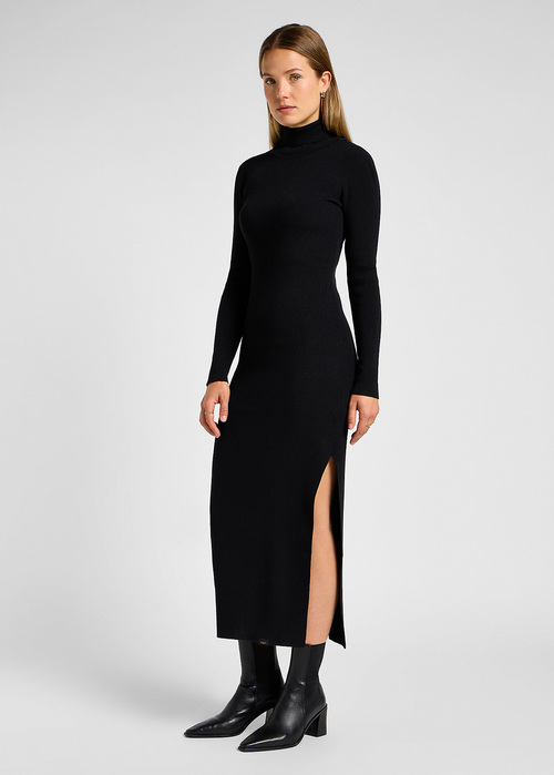 Sukienka Lee Kintted Dress Black - 112358303