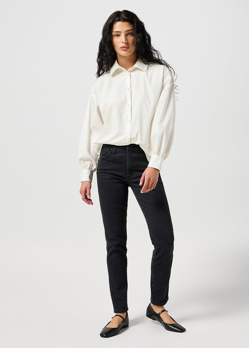 Damskie Spodnie Dzinsowe Wrangler Piper Smokey - 112356403