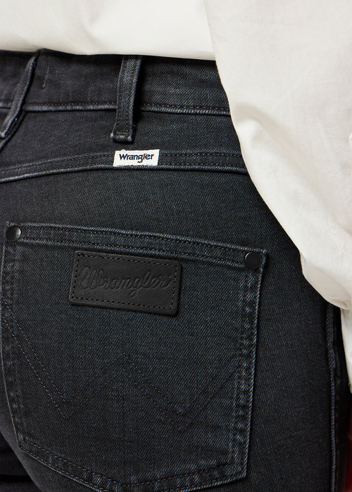 Damskie Spodnie Dzinsowe Wrangler Piper Smokey - 112356403