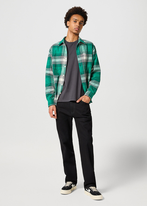 Meskie Spodnie Dzinsowe Wrangler Frontier Jet Wash - 112356828