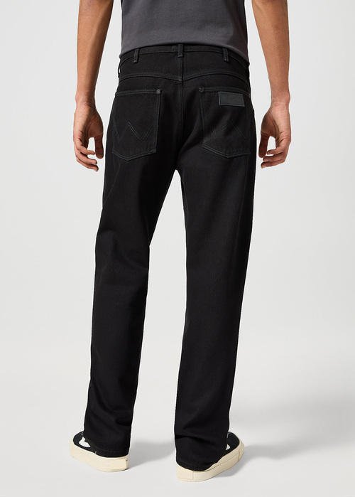 Meskie Spodnie Dzinsowe Wrangler Frontier Jet Wash - 112356828