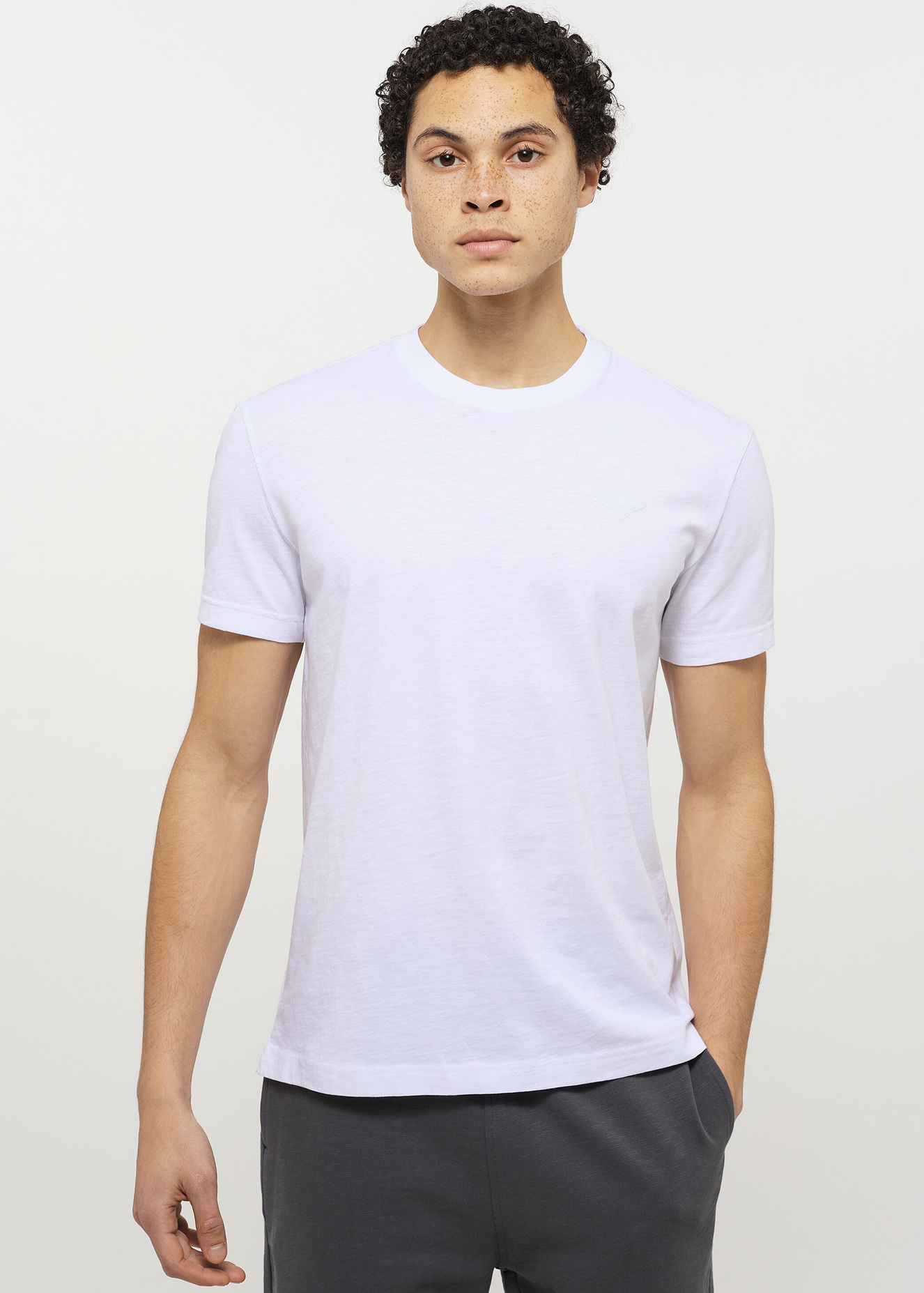 Meski T Shirt Mustang Alex C Basic General White - 1012503-2045